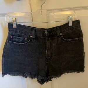 BDG Black Denim Shorts
